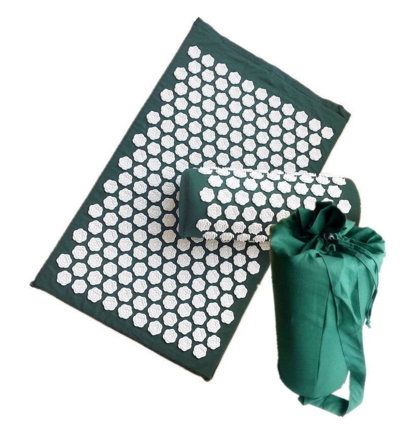 RelaxPro Acupressure Massage Mat & Pillow Set - Full Body Pain Relief & Relaxation