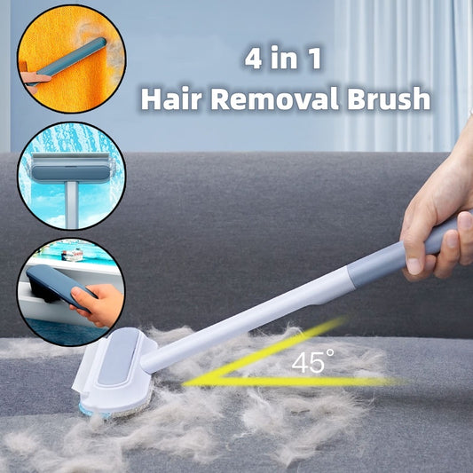 4 In 1 Multifunctional Hair Removal Brush-For Pets & Home Cleaning (Dogs, cats, Screens & More)