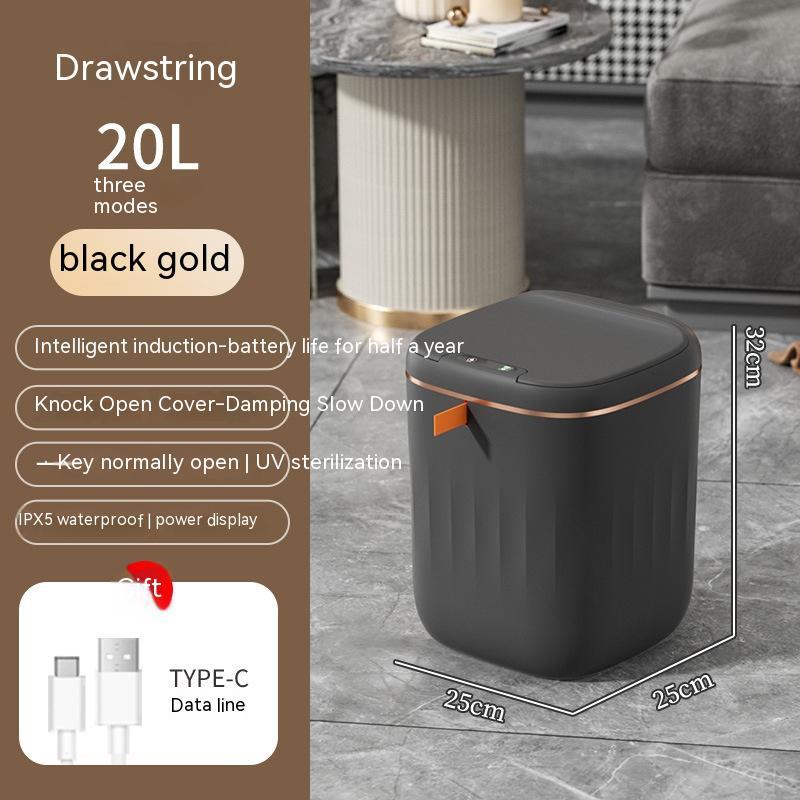 Smart Sensor Trash Bin – Compact & Touch-Free for Home or Car