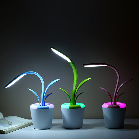Clivia LED Table Lamp – Flexible Flower-Inspired Desk Light with Colorful Ambient Glow