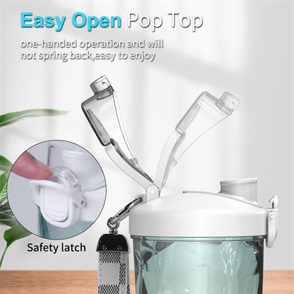Portable Smoothie Blender - USB Rechargeable, 6 Blades