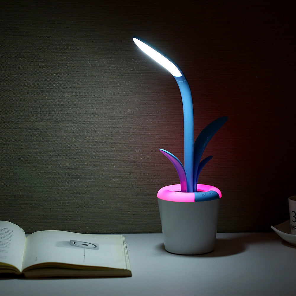 Clivia LED Table Lamp – Flexible Flower-Inspired Desk Light with Colorful Ambient Glow