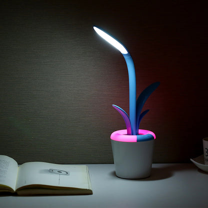 Clivia LED Table Lamp – Flexible Flower-Inspired Desk Light with Colorful Ambient Glow