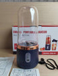 Portable blender-juicer with USB charging and 6 blades for smoothies and fruits