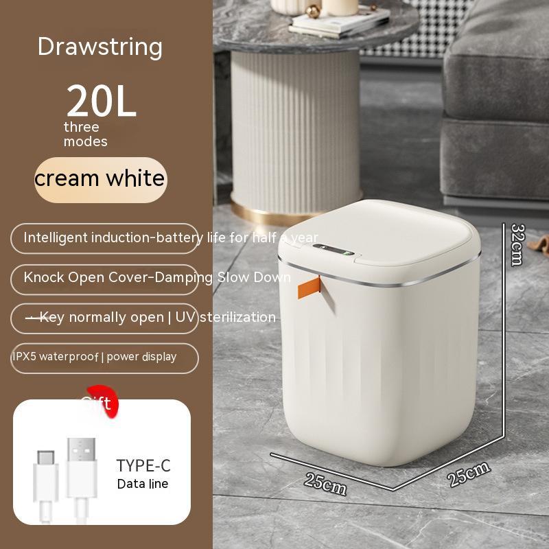 Smart Sensor Trash Bin – Compact & Touch-Free for Home or Car