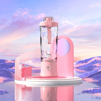 Portable Smoothie Blender - USB Rechargeable, 6 Blades