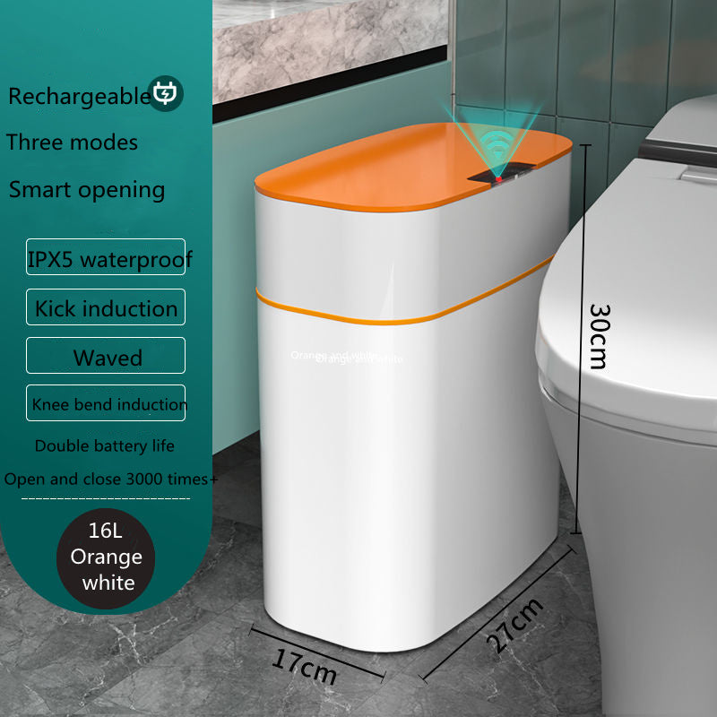 Smart Sensor Trash Bin – Compact & Touch-Free for Home or Car